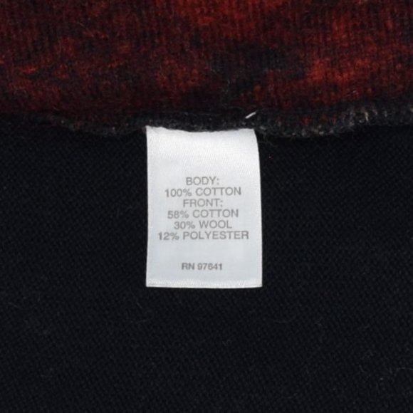 J. Jill Argyle Plaid Brushed Wool Blend Crewneck Womens Sweaters Red Black S - Picture 9 of 11